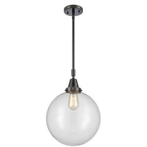 Beacon - 1 Light Stem Hung Mini Pendant In Industrial Style-16.13 Inches Tall and 12 Inches Wide - 1 of 1