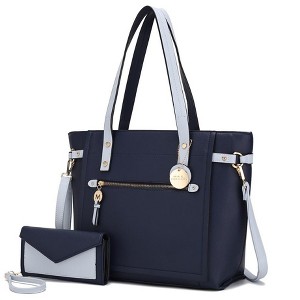 MKF Collection Andrys Vegan Leather Women's Tote Bag and Wallet by Mia K - 1 of 4