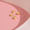 Girls' Classic Ball Screw Back 18k Yellow Gold Earrings - In Season Jewelry - 4 of 4