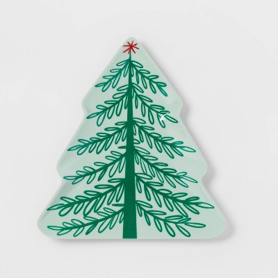 10" Melamine Tree Figural Plate - Wondershop™