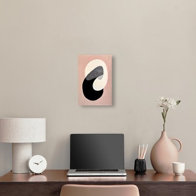 Standard Locks Contemporary Abstract Shapes Canvas Wall Art, 10" x 15"