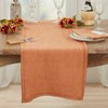 Saro Lifestyle Stonewashed Overlock Edge Table Runner - 4 of 4