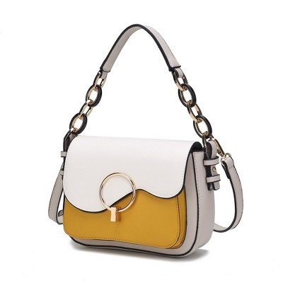 MKF Collection Fantasia Solid Vegan Leather  Women's Crossbody Bag by Mia K