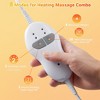 24"x35" Large Heating Pad with Massagers, Electric Heated Pad for Neck, Back & Shoulders, 2 Heat Levels, 4 Massage Modes & 2H Auto Shut-Off - 3 of 4