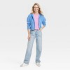 Women's Cropped Full Zip Hoodie Sweatshirt - Universal Thread™ - 3 of 3