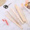 Unique Bargains DIY Arts Decorative Hand Carved Rectangle Wood Sticks 20 Pcs - 4 of 4