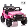 12V Electric Ride On Car, Licensed Toyota Truck Ride On Car for Kids, Electric Toy Car with Parent Remote Control, 3 Speed, MP3 Music, LED Lights - 2 of 4