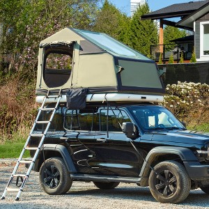 Erommy Rooftop Tent Hard Shell Truck Bed Tent for Camping, Waterproof SUV Tent with Air Mattress, All-Weather Car Tent for 2 Person - 1 of 4