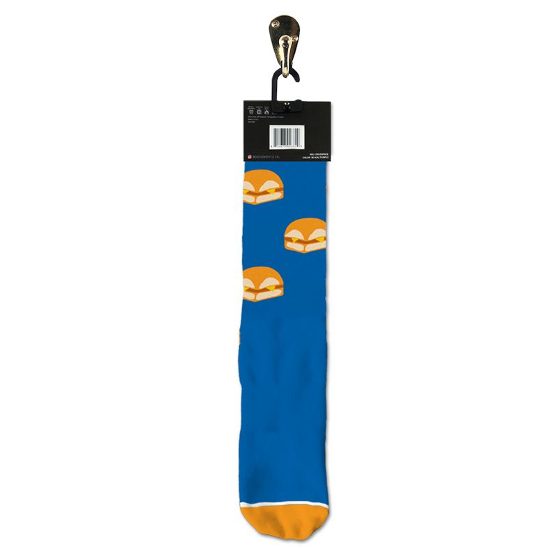 Odd Sox, Food, White Castle Burgers, Novelty Crew Socks, Fun Cool Silly, 3 of 4