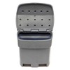 FCMP Outdoor 37 Gallon Salt and Sand Storage Bin, Multipurpose Deck Box for Patio, Porch or Shed, Industrial Large Container for Outdoor Storage, Grey - 3 of 4