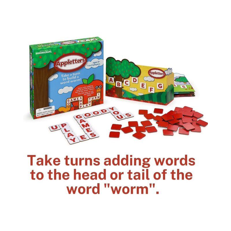 Appletters: Race to Build A Word Worm in This Board Game for Kids, 4 of 8