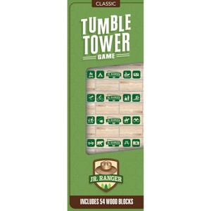 MasterPieces Games - Jr. Ranger Wood Block Tumble Tower - 1 of 4