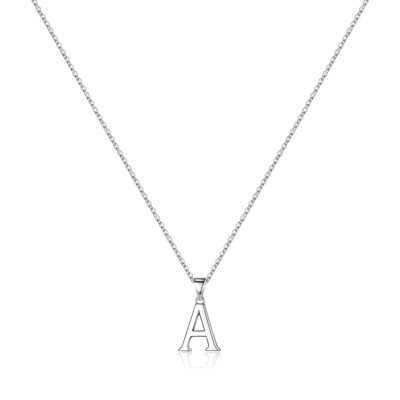 Turandoss S925 Sterling Silver Initial Necklaces for Girls Women, Dainty Initial Jewelry Birthday Gifts