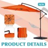 Hyleory Beeram 10FT Round Cantilever Umbrella with Counterweight - 4 of 4