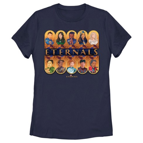 Women's Marvel Eternals Golden Portraits T-Shirt - image 1 of 4