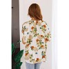 Women's Good Morning Floral V-Neck Blouse - Jodifl - 3 of 4