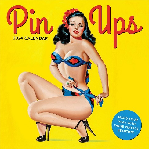 Tf Publishing 2024 Wall Calendar 12"x12" Pinups : Target