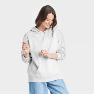 Women's Leisure Studio Oversized Hooded Sweatshirt - Universal Thread™ - 1 of 3