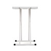Sevobal Desks X Legs Folding Table Writing Desk with Adjustable Height for Study Office Home Use, White, 30"*19.7"*29" - 2 of 4