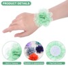 Unique Bargains Mesh Fabric Full Chiffon Flowers for DIY 12 Pcs - 2 of 4