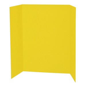 Pacon Presentation Board, Yellow, Single Wall, 48" x 36", 1 Board - 1 of 1