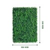 24Pcs 24in*16in Artificial Boxwood Topiary Hedge Plant Grass Backdrop Fence Privacy Screen Grass Wall Decoration For Balcony Garden Fence - 3 of 4