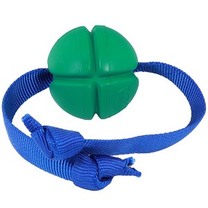 PetKORE: FloTex Tug - Large - 3.25" Green, Rubber Dog Toy, Removable Strap Tail - 1 of 4