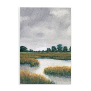 Stupell Industries Cloudy Rural Marsh Landscape, 10" x 15" - 1 of 4