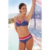 Women's Striped Polka Dot Classic Bikini Swimsuit Bottom - LASCANA - 3 of 4