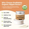 KeaBabies Organic Nipple Butter, Natural Nipple Cream Safe for Breastfeeding Moms, 2oz - 2 of 4