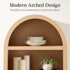 Best Choice Products 72in Arched Storage Cabinet w/ Reeded Cabinet Doors - 3 of 4