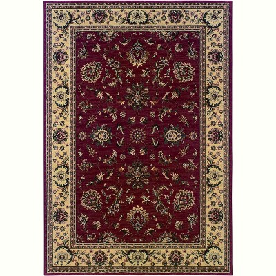 Oriental Weavers Ariana 311C3 Red/ Ivory Indoor Area Rug - 2'3" x 7'9"