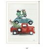HomeRoots Holiday Travels White Framed Print Wall Art - 3 of 4