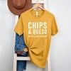 Simply Sage Market Women's Chips and Queso are My Love Language Short Sleeve Graphic Tee - XS - Mustard - 3 of 3