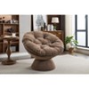 NicBex Oversized Papasan Chair Swivel Accent Chair with 360 Degree Swivel Barrel Chair for Living Room, Bedroom - 4 of 4