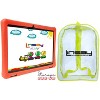 LINSAY 10.1"Octa Core 128GB Storage Android 14 Tablet with Blue Kids Defender Case and Back Pack - 2 of 4