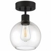 Access Lighting Port Nine 1 - Light Flush Mount in  Matte Black - 4 of 4