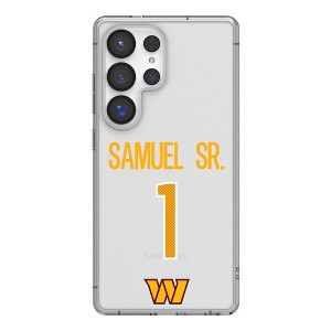 NFL Washington Commanders Players Game Tactic Clear Cell Phone Case for Samsung Galaxy - 1 of 4