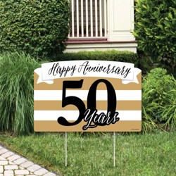 Big Dot Of Happiness We Still Do - 50th Wedding Anniversary Lawn ...