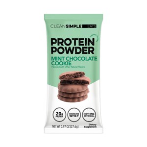 Clean Simple Eats Protein Powder - Mint Chocolate Cookie - 0.97oz