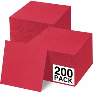 SparkSettings Beverage Napkins, 5” x 5” 2 Ply Paper Napkins, Pack of 200 - 1 of 4