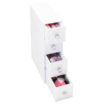 4 Drawers Tower Drawer Flip White - iDESIGN