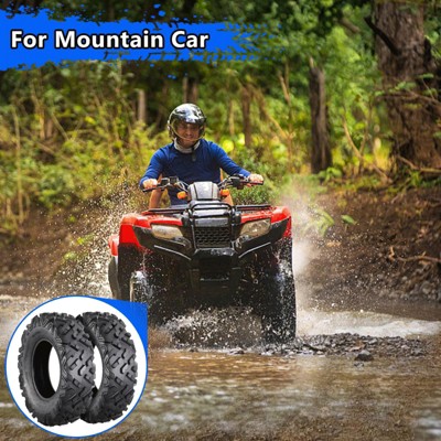 2PC All Terrain UTV ATV Tires 26x11-14,6PR Mud Tires Tubeless,Mud Sand Off-Road