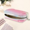 Unique Bargains Women Sequin Beating Heart Makeup Bag Pink Blue Yellow 1 Pc - 2 of 3