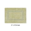 Lux Premium 100% Cotton Ultra-Soft Reversible Bathroom Rug-Durable Tufted Weave, Highly Absorbent Solid Pattern for Multipurpose use - 3 of 4