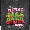 Men's - Teenage Mutant Ninja Turtles - Merry Christmas Dude Graphic Fleece Sweatshirt - 2 of 4
