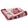 50"x60" Christmas Sweater Design Throw Blanket Red - Saro Lifestyle - 3 of 4