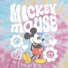 Juniors Womens Mickey & Friends Groovy Hearts and Smilies Logo White Crop T-Shirt - 2 of 4