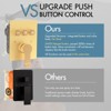 Itopfox Brushed Gold Shower System with Body Jets, Rain & Handheld Shower, Wall Mount Push Button Faucet Set with Valve & Trim Kit - 2 of 4