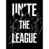 Justice League Movie United We Stand Hero Silhouettes Men's Black T-shirt - 2 of 3